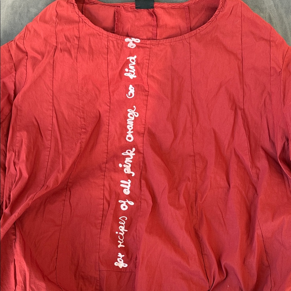 RUNDHOLZ rust bubble tunic. - Picture 2 of 7